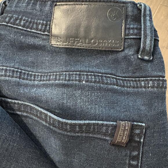 Buffalo David Bitton Jeans Mens 32x34 Dark Wash Jackson-X Straight Stretch Denim - Picture 9 of 15